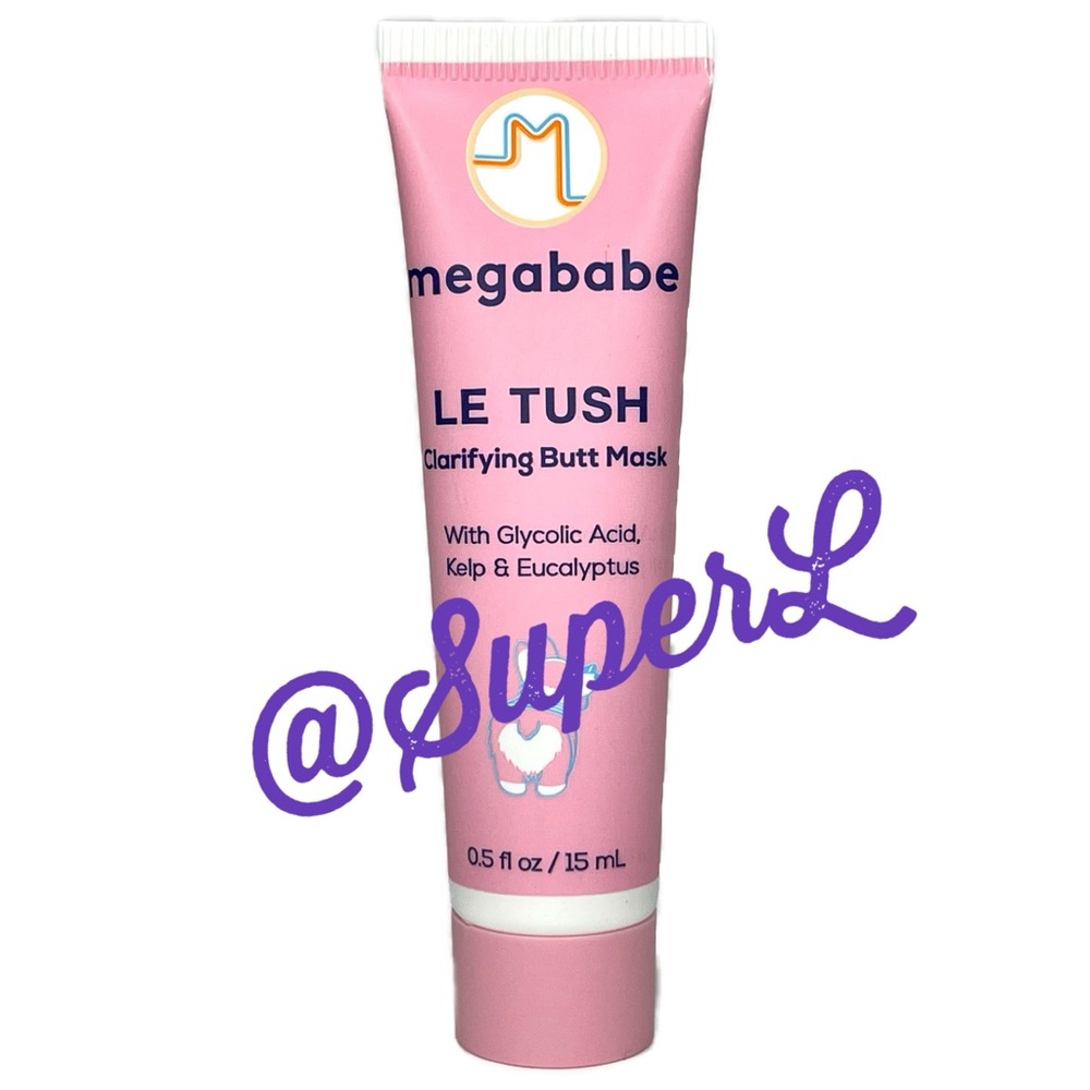 5/$15 NEW megababe Le Tush Clarifying Butt Mask Scrub Exfoliator Cleanser